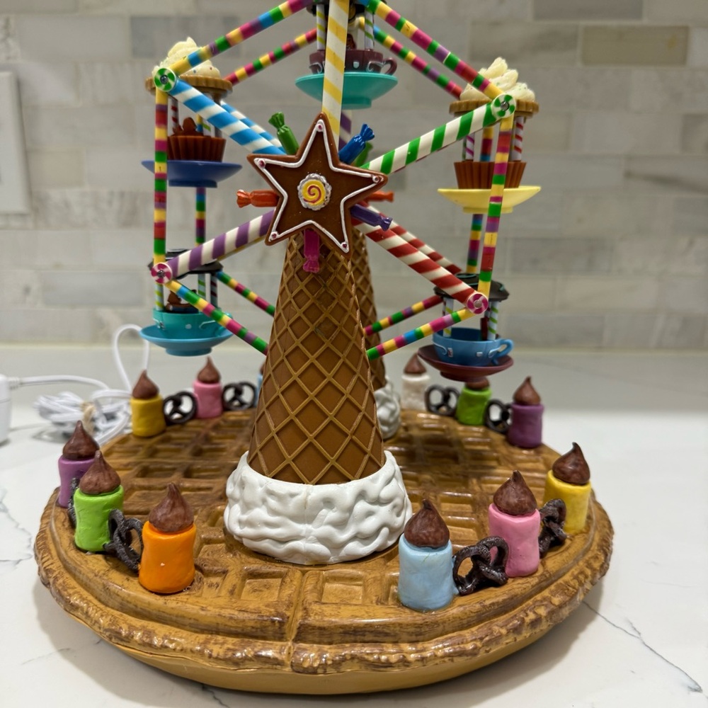 Lemax Colorful Ferris Wheel Decoration